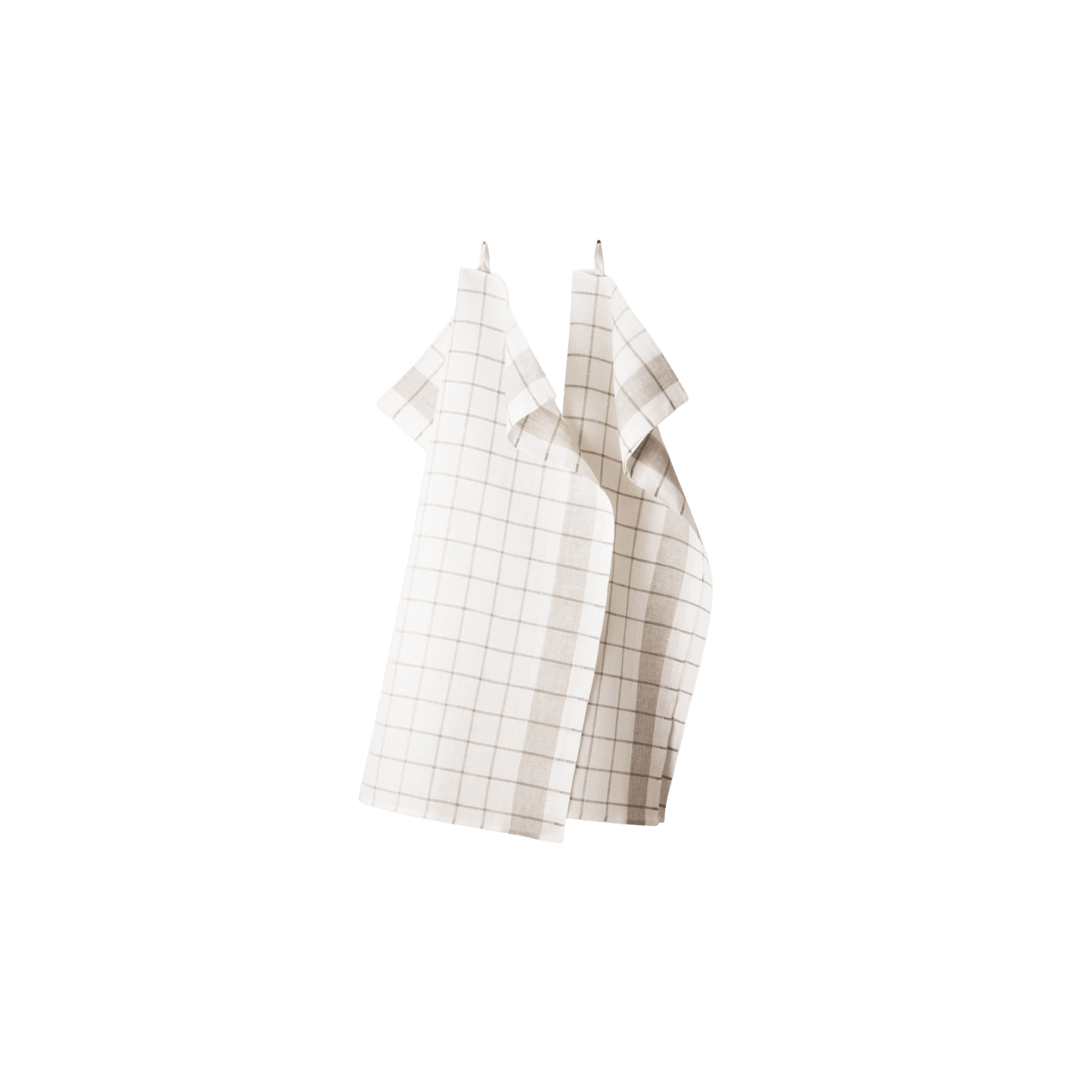 Towel Kitchen window natural 2-pack