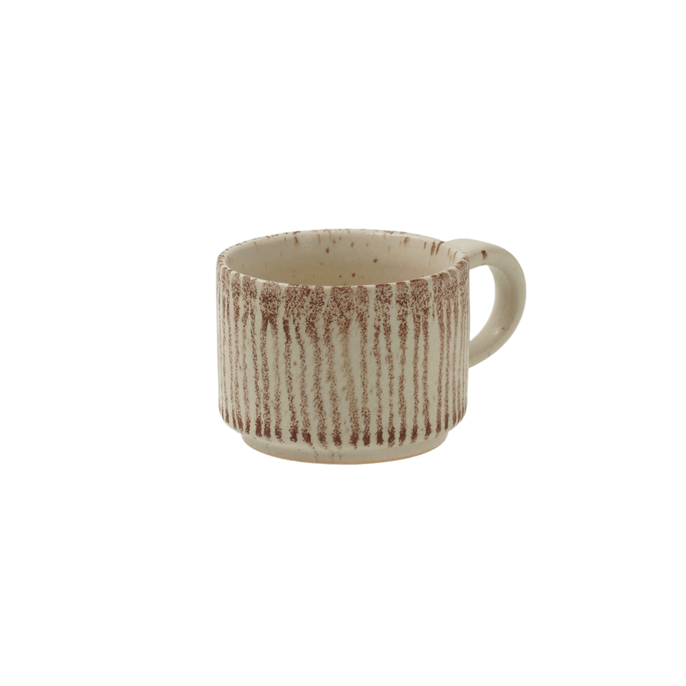 Espresso Cup finely striped