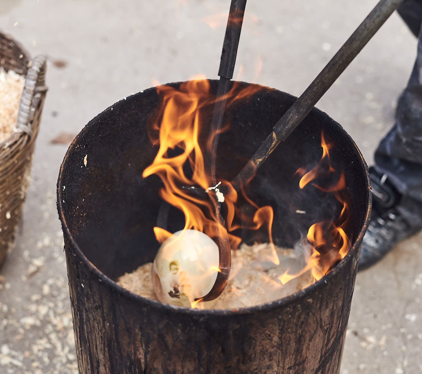 Paradisverkstaden Öland Spirar Raku kermaik